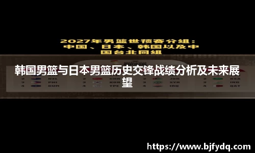 韩国男篮与日本男篮历史交锋战绩分析及未来展望